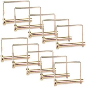 1 Pz Pin di Blocco Quadrato 1/4 per PTO, Pin di Blocco per Albero PTO, Pin di Sicurezza per Accoppiatore, Kit di Assortimento Pin di Blocco in Filo  | Spilli Spilli Spilli