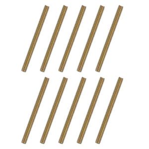 10 Pezzi Aste Filettate Completamente 5/16X3-1/2″ Studs Filettati Lunghi Viti Filettate in Acciaio al Carbonio per Montaggio di Mobili e Ringhiere da Giardino, Assemblaggio e Fissaggio di Telai, Connessione Colorata in Zinco  | Barre filettate e bulloni Barre filettate e bulloni Barre filettate e bulloni