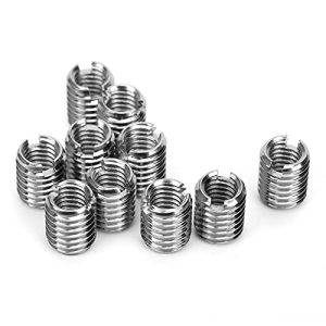 10 Pezzi Inserti Filettati in Acciaio Inossidabile 304 Kit di Inserti Filettati Misti Tipo Helicoil M8 Assortimento di Manicotti Filettati  | Inserti filettati Inserti filettati Inserti filettati