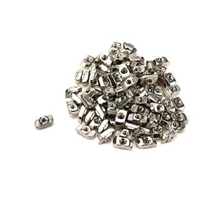 100Pezzi Dadi a T Scorrevoli Serie 3030 M3 con Testa a Martello, Dado di Fissaggio M6X15.5X8Mm per Profilo in Alluminio  | T-Nuts T-Nuts T-Nuts