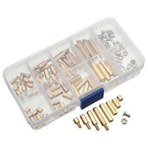 120Pezzi M3 Maschio Femmina Rame Esagono Distanziale Vite Dado Bullone Kit Assortimento Scheda Madre PCB  | Set di assortimento di viti e bulloni Set di assortimento di viti e bulloni Set di assortimento di viti e bulloni