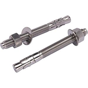 1/4″ X 3-1/4″ Ancoraggio in Calcestruzzo, 34 Ancoraggi a Cuneo in Acciaio Inossidabile con Eccellente Prestazione Antiruggine, Kit di Ancoraggi e Viti in Acciaio Inossidabile 34(18-8) per Calcestruzzo (1Pz)  | Ancora Ancora Ancora