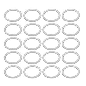 20 pezzi guarnizione per tappo di scarico in alluminio per moto 26mm x 32mm x 2mm  | Rondelle per hardware Rondelle per hardware Rondelle per hardware