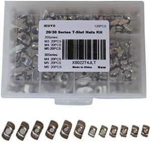 22 33 Serie T Dadi T Dado a Fessura con Testa a Martello Fissaggio per Accessori in Profilo di Alluminio M3 M4 M5 M6 12 Pz/6 Misure  | T-Nuts T-Nuts T-Nuts