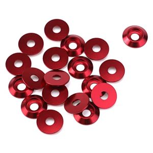 2Pezzi M4 Rondella Conica Rossa Anodizzata Rondella per Vite a Testa Conica in Lega di Alluminio Dado Rondella Guarnizione Conica Rondelle Contropiastra per Paraurti .5″X.12″ (13X3Mm), M4 Rossa  | Rondelle per hardware Rondelle per hardware Rondelle per hardware