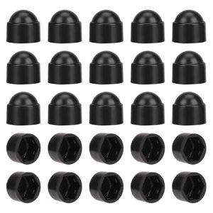 3 Pezzi Copri Dado Protettivo Tappi per Bulloni a Testa Esagonale M8×13Mm Tappi per Bulloni in Plastica Nera a Cupola Copertura Protettiva Esagonale Esposta  | Set di assortimento di dadi e bulloni Set di assortimento di dadi e bulloni Set di assortimento di dadi e bulloni