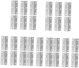 30 Pezzi Supporto Angolare in Metallo, Staffe per Angoli, Staffe a L Piccole per Legno, Supporti Angolari in Metallo, Staffe per Mensole, Rinforzi Angolari, Staffe a L Piccole  | Apparecchio ortodontico Apparecchio ortodontico Apparecchio ortodontico