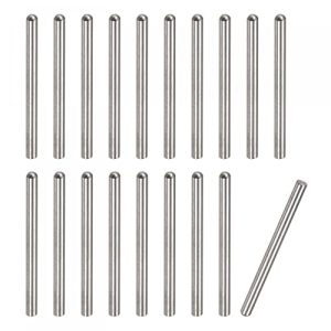 3,5X50Mm Dowel Pins, 20Pz Pinze di Fissaggio in Acciaio Inossidabile 304 con Testa Rotonda e Estremità Smussata per Letti a Castello, Supporti per Mensole e Elementi di Fissaggio  | Spilli Spilli Spilli