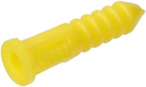 370326 Ancoraggio in plastica rigata, 4-6-8 X 7/8 pollici, giallo, 100 pezzi (confezione da 1)  | Ancora Ancora Ancora