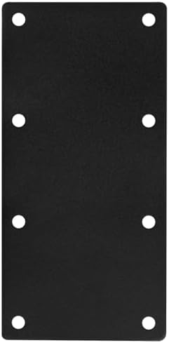 4 Pezzi Piastra di Riparazione Piatta Nera 9-1/4″ L X 4-1/2″ W, Staffa di Giunzione in Acciaio Spessa 2,9 mm, Piastra di Riparazione Piatta per Angoli per Mobili, Connettori in Legno, Viti Non Incluse  | Apparecchio ortodontico Apparecchio ortodontico Apparecchio ortodontico