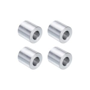 4Pezzi Spaziatori in Alluminio 1/2″ Foro X 1″ Diametro Esterno X 1″ Lunghezza Distanziali a Vite Finitura Liscia Spaziatori Metallici Rotondi per Viti, Bulloni e Aste da 1/2″ ID  | Distanziali e distanziali Distanziali e distanziali Distanziali e distanziali