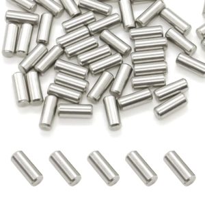 5 Pezzi di Dowel Pins in Acciaio Inossidabile per Mensole, Supporti per Mensole con Dowel Pins, Fissaggi per Mensole (4Mm X 1Mm)  | Spilli Spilli Spilli