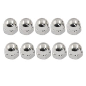 5 Pezzi M6 Dadi a Cupola in Acciaio Inossidabile 34 Tappi di Protezione per Viti a Testa Esagonale (Argento)  | Set di assortimento di dadi e bulloni Set di assortimento di dadi e bulloni Set di assortimento di dadi e bulloni