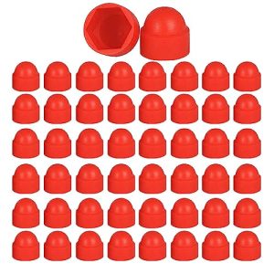 50 Pezzi Copertura Dado Esagonale, Tappi a Cupola Rosso M6, Coperture in Plastica per Protezione Dadi e Bulloni, Tappi per Viti Esagonali  | Set di assortimento di dadi e bulloni Set di assortimento di dadi e bulloni Set di assortimento di dadi e bulloni