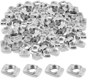 500 Pz M5 T Nuts, T Nuts Serie 2020, Dadi a T per Slot, Dadi a T Scorrevoli M5 con Testa a Martello, Dadi a T 2020 per Profilo in Alluminio a Slot T  | T-Nuts T-Nuts T-Nuts