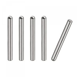 5X50Mm Dowel Pins, 5Pezzi Spilli Dowel in Acciaio Inossidabile 304 con Testa Rotonda e Estremità Smussata per Letti a Castello, Supporti per Ripiani, Elementi di Fissaggio per Mensole  | Spilli Spilli Spilli