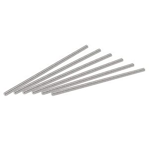 6Pz Asta Filettata Completa M5 X 140Mm in Acciaio Inossidabile 304 con Filettatura Destra, Passo Filettatura M5-0.8  | Barre filettate e bulloni Barre filettate e bulloni Barre filettate e bulloni