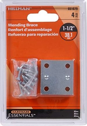 851679 Supporto di Riparazione in Zinco 1-1/2″ X 1-3/8″ – Confezione da 4  | Apparecchio ortodontico Apparecchio ortodontico Apparecchio ortodontico