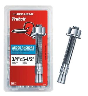 Ancora a cuneo Red Head 3/4 in. x 5-1/2 in. 1 pz  | Ancora Ancora Ancora