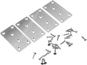 Angolo Retto Supporti 4 Pezzi Acciaio Inossidabile Lega Rettangolare X4 Pannello di Riparazione Supporti per Mensole Heavy Duty  | Apparecchio ortodontico Apparecchio ortodontico Apparecchio ortodontico