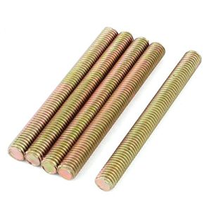 Barra filettata maschio M8 x 80 mm con passo 1,25 mm in tonalità bronzo – 5 pezzi  | Barre filettate e bulloni Barre filettate e bulloni Barre filettate e bulloni