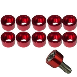 Dadi di Rame Rosso 5/16″ con Esagono Allen per Coppe e Rondelle di Abbellimento Motore  | Rondelle per hardware Rondelle per hardware Rondelle per hardware