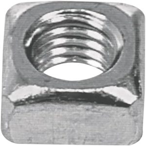 Dado quadrato zincato 3337 5/16-18, confezione da 3  | Noci Noci Noci