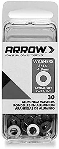 Fermacampioni Arrow WA3/16 Rondelle in alluminio 3/16″ – Confezione da 3  | Rondelle per hardware Rondelle per hardware Rondelle per hardware