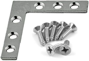 Hardware per Cornici – Braccio Angolare Zincato in Acciaio da 4″ (8 Pezzi) con Viti – Acciaio A2 Spesso 1.85Mm, Design a 3 Fori – Ideale per Cornici, Rinforzo degli Angoli delle Cornici, Mensole, Armadi e Altro.  | Apparecchio ortodontico Apparecchio ortodontico Apparecchio ortodontico