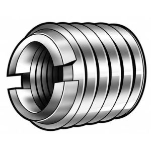 Inserti filettati autolock a parete sottile, dimensione filettata interna 1/2″-2, acciaio al carbonio, confezione da 5  | Inserti filettati Inserti filettati Inserti filettati