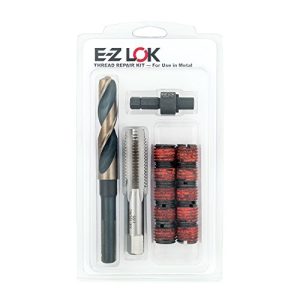 Inserti filettati Ez-329-4 per metallo, kit di installazione 1/4-20, acciaio, ossido nero  | Inserti filettati Inserti filettati Inserti filettati