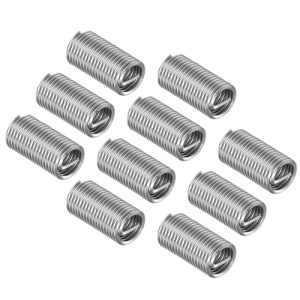 Inserti filettati, M10X1.5, 30 mm di lunghezza, inserti a vite in acciaio inossidabile 304, tipo elicoidale – (Applicazioni: per riparazioni automobilistiche), 10 pezzi  | Inserti filettati Inserti filettati Inserti filettati