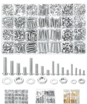 – Kit assortimento di bulloni, dadi e rondelle, 700 pezzi, assortimento di viti, kit di bulloni e dadi, kit assortimento di dadi e bulloni, set di viti, assortimento di dadi e bulloni, assortimento di viti metriche  | Set di assortimento di dadi e bulloni Set di assortimento di dadi e bulloni Set di assortimento di dadi e bulloni