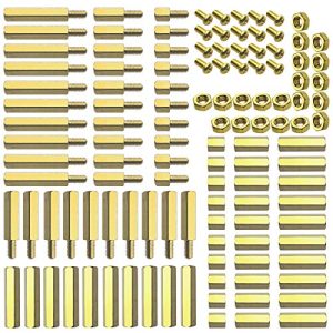 Kit assortimento di distanziatori esagonali M3 maschio-femmina, viti, dadi e pilastri filettati per schede PCB e schede madri.  | Distanziali e distanziali Distanziali e distanziali Distanziali e distanziali