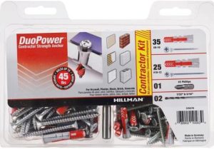 Kit di ancoraggio Duopower Contractor-Strength (#8 e #10), Bianco  | Ancora Ancora Ancora