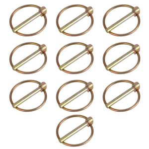 Kit di assortimento di 1 pezzo di perni di bloccaggio, perno di bloccaggio da 3/16" con anello, perni di bloccaggio pesanti per trattori agricoli, camion, tosaerba, rimorchi, carrelli e carrozze (4.5X36mm)  | Spilli Spilli Spilli