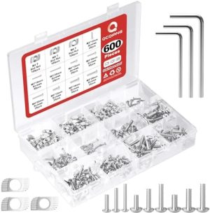 Kit di assortimento di 6 pezzi di dadi a T scorrevoli M3 M4 M5, dadi a martello con viti a testa esagonale per scanalature di profilo  | Set di assortimento di dadi e bulloni Set di assortimento di dadi e bulloni Set di assortimento di dadi e bulloni