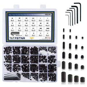 Kit di Assortimento di 666 Viti a Punta Cupola con Innesto Esagonale Interno, 22 Dimensioni M2/3/4/5/6/8 per Viti di Fissaggio per Maniglie di Porta, Rubinetti, Apparecchi di Illuminazione, Acciaio Legato Classe 12.9 (Nero)  | Viti Viti Viti