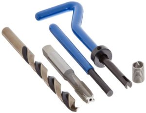 Kit di inserti filettati elicoidali metrici Sk50920, acciaio inossidabile 304, dimensione filettata M10-1.25, lunghezza installata di 20 mm (confezione da 10)  | Inserti filettati Inserti filettati Inserti filettati