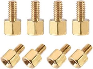 M2.5X4Mm+4Mm Spaziatore Standoff Maschio-Femmina in Ottone per Scheda Madre PCB per Drone FPV Quadcopter, Computer e Circuito Elettronico – 20 Pezzi  | Distanziali e distanziali Distanziali e distanziali Distanziali e distanziali