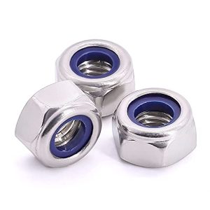 M6-.75Mm (5 Pz) Dadi a Esagono Locknut, 34 (18-8) Acciaio Inossidabile, Dadi a Testa Esagonale, Filettatura Fine Unf, Din985  | Noci Noci Noci