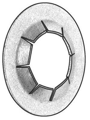 Marca di Valore, 4Hfx1, Dado a Spinta, Ritenzione del Dado, Stl, 3/8 Pollici, Pk5  | Noci Noci Noci