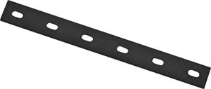 Piastra di riparazione nera National Hardware N351-457 14 X 1-1/2 X 1/8  | Apparecchio ortodontico Apparecchio ortodontico Apparecchio ortodontico