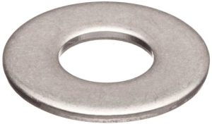 Piccole Parti Rondella Piatta in Acciaio M8D125A, Finitura Zincata, Din 125, Metrica, Dimensione Vite M8, 8.4 Mm Id, 16 Mm Od, 1.6 Mm Spessore (Confezione da 1)  | Rondelle per hardware Rondelle per hardware Rondelle per hardware