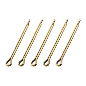 Pinnino di Divisione – 3Mm X 40Mm (1/8 Pollice X 1 37/64 Pollice) Fermaglio in Ottone Massiccio a 2 Punte Colore Oro 5 Pezzi  | Spilli Spilli Spilli