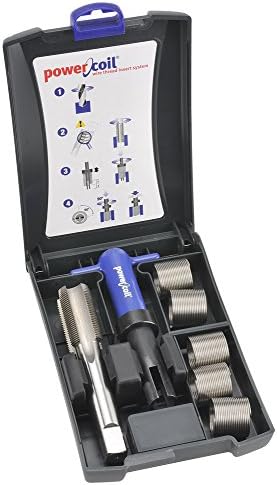 Powercoil 3523-2.K Kit di Inserti Filettati a Molla Metrici, 34 Acciaio Inossidabile, Dimensione Filettatura M2-1.5, Lunghezza Installata 3 Mm  | Inserti filettati Inserti filettati Inserti filettati