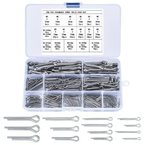 Set di 29 Pcs di Perni a Cerniera in Acciaio Inossidabile, Kit di Assortimento di 24 Dimensioni di Clip per Perne a Cerniera per Auto, Meccanica, Attrezzature Elettriche, Camion, Tagliaerba (29 Pcs di Perne a Cerniera)  | Spilli Spilli Spilli