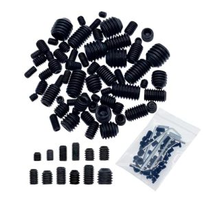 Set di 6 Viti di Fissaggio, Kit di Assortimento Viti di Fissaggio, Set di Viti Grub M3 M4 M5 M6 M8 per Riparazioni Domestiche, Riparazione Mobili, Prodotti Elettronici, Installazione Serrature, Fai da Te, Accessori, 12 Dimensioni  | Viti Viti Viti