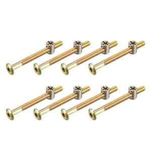 Set di Dadi e Bulloni M6X70Mm per Mobili, Vite a Brugola con Lunghezza Filettata di 58Mm e Dadi a Barile per Letti, Testate e Sedie – 8 Set.  | Set di assortimento di dadi e bulloni Set di assortimento di dadi e bulloni Set di assortimento di dadi e bulloni