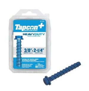 Tapcon+ Viti Ancoranti Heavy Duty 3/8 In. X 2-1/4 In. 1Ct, Blu  | Viti Viti Viti